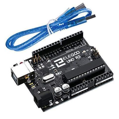 UNO R3 Controller Board Black | elegoo.cz