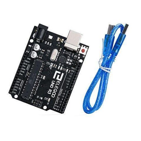 UNO R3 Controller Board Black | elegoo.cz